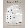 image:imageMophie Speedport70 GAN USBC Charger Block  70W Fast Wall Charger 2 USBC PD Ports Compact Foldable Prongs Made with Recycled Materials for Smartphones Tablets Headphones35W